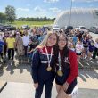 DOČEK ZLATNIH KUGLAČICA Pakračani emotivno zahvalili Simoni i Loreni